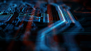 Electrical circuit board background